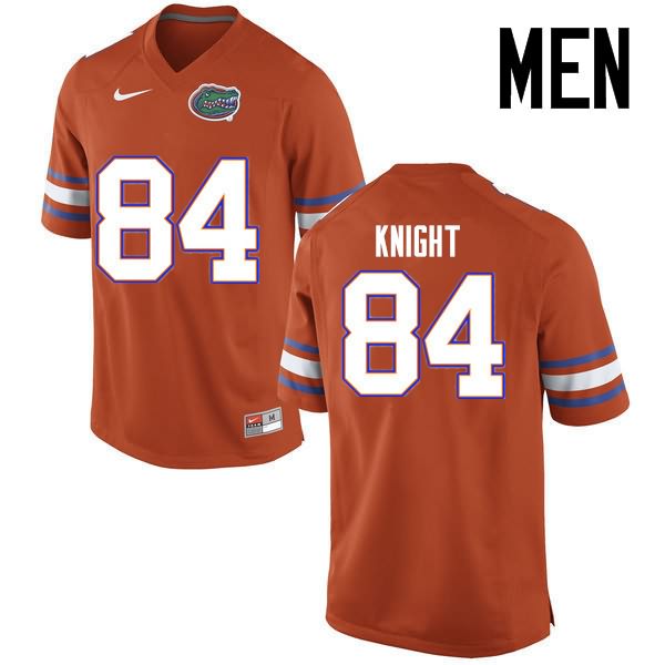 NCAA Florida Gators Camrin Knight Men's #84 Nike Orange Stitched Authentic College Football Jersey BPI6164KM